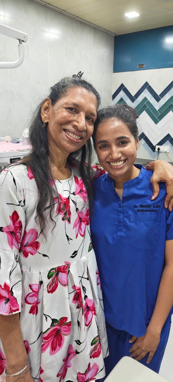 Dr. Wendy with a happy patient